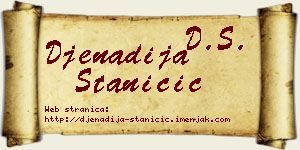 Đenadija Staničić vizit kartica